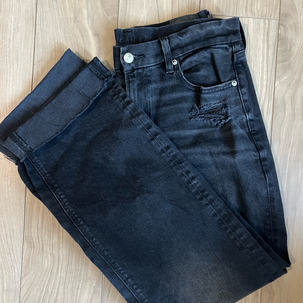American Eagle Women’s Black Jeans